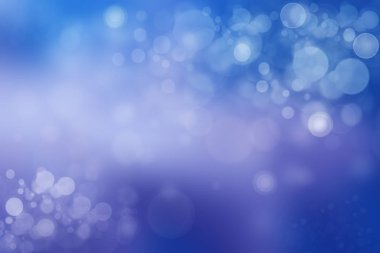 Renkli daireler ile Soyut Mavi bokeh arka plan. Güzel doku.