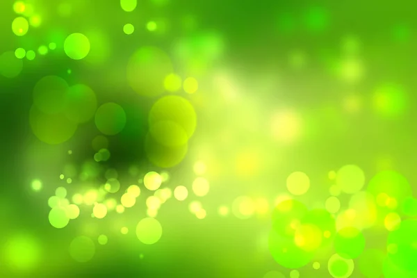 Абстрактний Зелений Світло Жовтий Літній Фон Боке — стокове фото