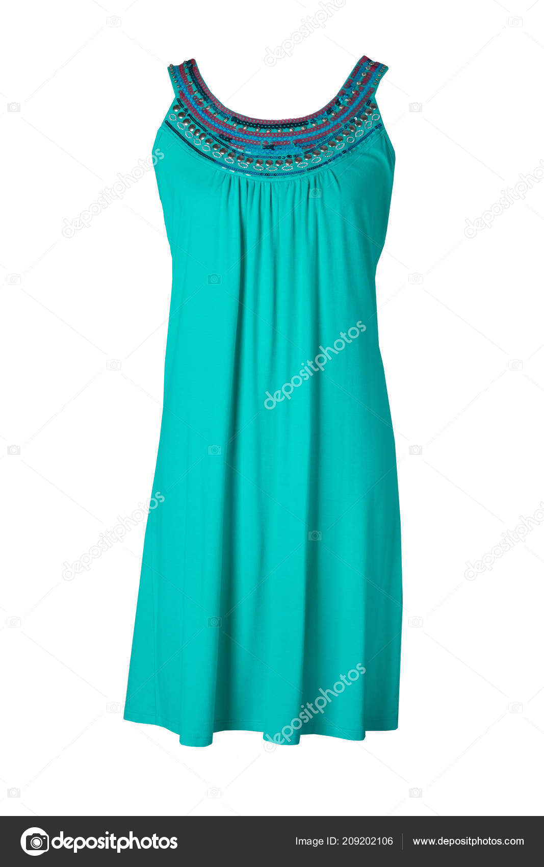 bright green summer dress