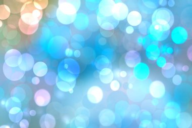 Soyut Mavi unterwater kabarcıklar çevrelerinden bokeh aydınlatma. Güzel mavi doku.