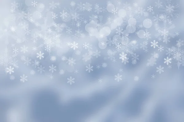Праздничный Голубой Серебро Яркий Абстрактный Bokeh Красочными Кругами Шаблон Монтажа — стоковое фото