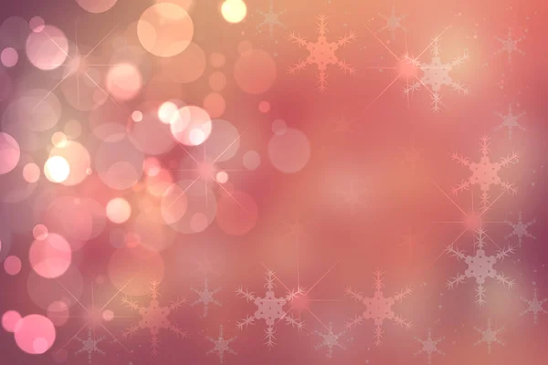 一个节日抽象的新年快乐或圣诞节纹理的背景和颜色模糊的波克灯光和星星 用于设计的空间 卡片概念或广告 — 图库照片