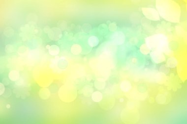 Soyut Yeşil illüstrasyon. Işık yeşil sarı arka plan doku.