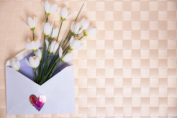 Joyeux Anniversaire Saint Valentin Fête Des Mères Beau Bouquet Fleurs — Photo