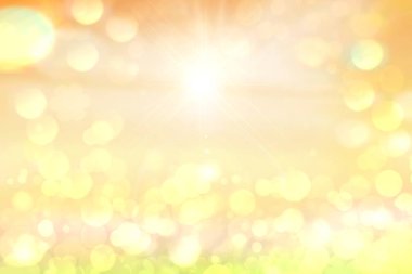 Mutlu tatil arka planlar. Soyut şirin Festival ışık altın sarı bokeh arka plan dokusu ile ufuk ışık. Noel ışıkları, bulanık ışıklar, pırıltılı glitter. Güzel doku.