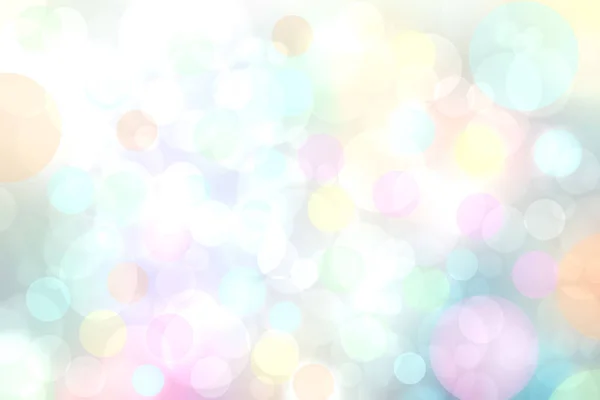 Pastel abstrato bokeh de verão vívido em backgroun estilo de cor suave . — Fotografia de Stock