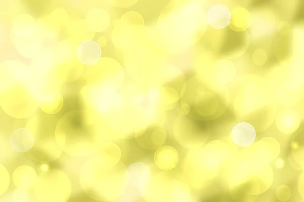 Una textura de fondo de degradado amarillo dorado abstracto festivo con círculos bokeh brillo desenfocado. Concepto de tarjeta para Feliz Año Nuevo, invitación a una fiesta, San Valentín u otros días festivos . — Foto de Stock