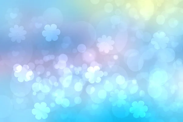 Abstract blurred vivid spring summer light delicate pastel blue — Stock Photo, Image