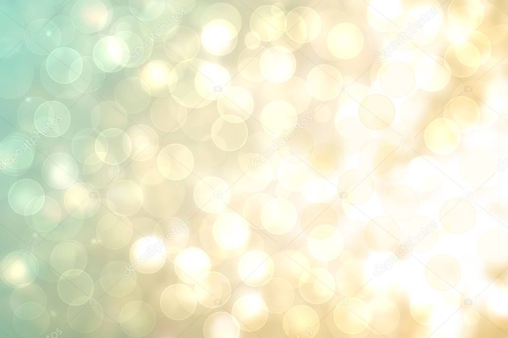 A festive abstract golden turquoise gradient background texture 