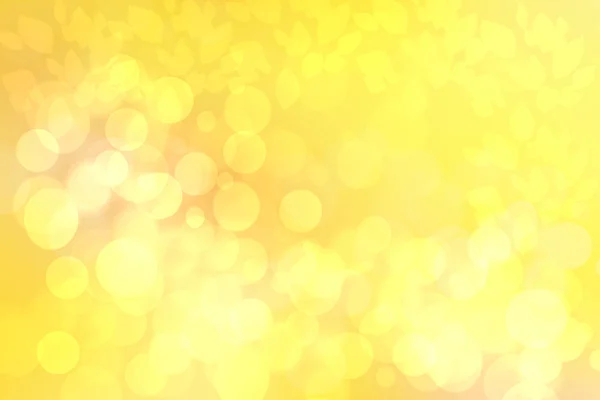 Sonnig abstrakt hell gelb Gold Bokeh Herbst Hintergrund Textur — Stockfoto