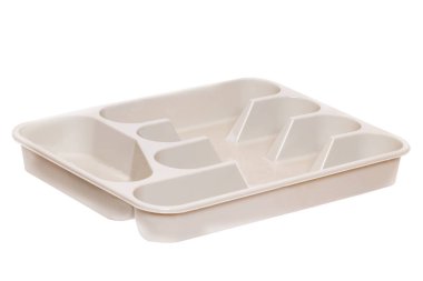 Boş plastik kutu arka plan. Bir bej plastik closeup içerir