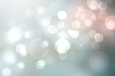 Soyut şenlikli ışık Mavi degrade gümüş bokeh arka plan