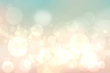 Soyut, bulanık, canlı bahar ışığı, hassas pastel, pembe, bokeh arkaplan dokusu, parlak, yumuşak renk çemberleri. Mesajın için yer aç. Güzel arkaplan illüstrasyonu.