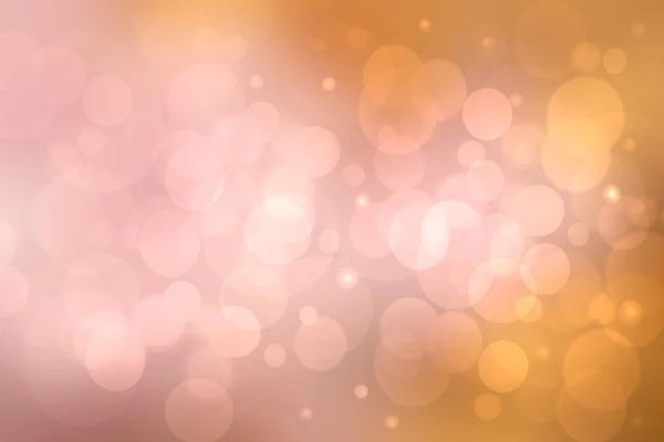 Una textura de fondo de degradado naranja abstracto festivo con brillo desenfocado círculos bokeh chispa y estrellas. Concepto de tarjeta para Feliz Año Nuevo, invitación a una fiesta, San Valentín u otros días festivos . — Foto de Stock