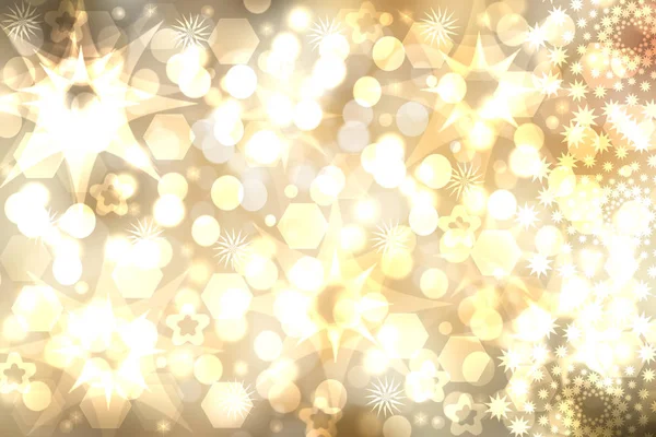 Праздничный абстрактный фон с новогодней или рождественской текстурой и золотисто-желтым размытым боке-светом и звездами. Пространство для дизайна. Концепция карты или реклама . — стоковое фото