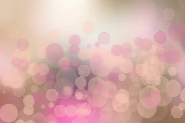 Абстрактная Праздничная Светло Коричневая Градиентная Розовая Серебристая Текстура Боке Красочными — стоковое фото