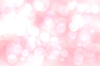 Soyut, bulanık, canlı bahar ışığı, hassas pastel, pembe, bokeh arkaplan dokusu, parlak, yumuşak renk çemberleri. Mesajın için yer aç. Güzel arkaplan illüstrasyonu.