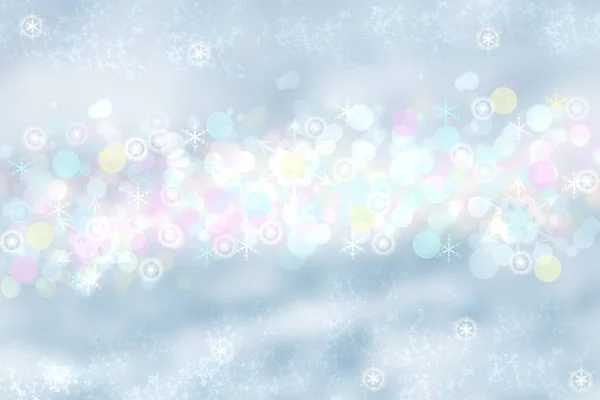 Abstract Blurred Festive Delicate Winter Christmas Happy New Year Background — Stock Photo, Image