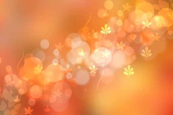 Abstract Autumn Gradient Gold Yellow Orange Bright Background Texture Leaves — Stock Photo, Image