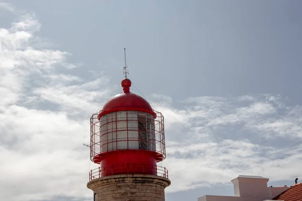 Cabo Sao Vicente Sagres Πορτογαλία Σεπτεμβρίου 2020 Φάρος Στο Ακρωτήριο — Φωτογραφία Αρχείου