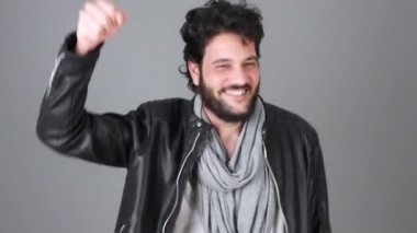 Mutluluk dansı adam serbest dans