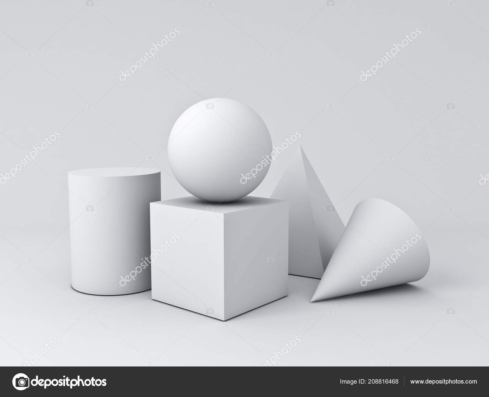 Pictures cube shape White Geometry Graphic Shapes Cube Pyramid Cone
