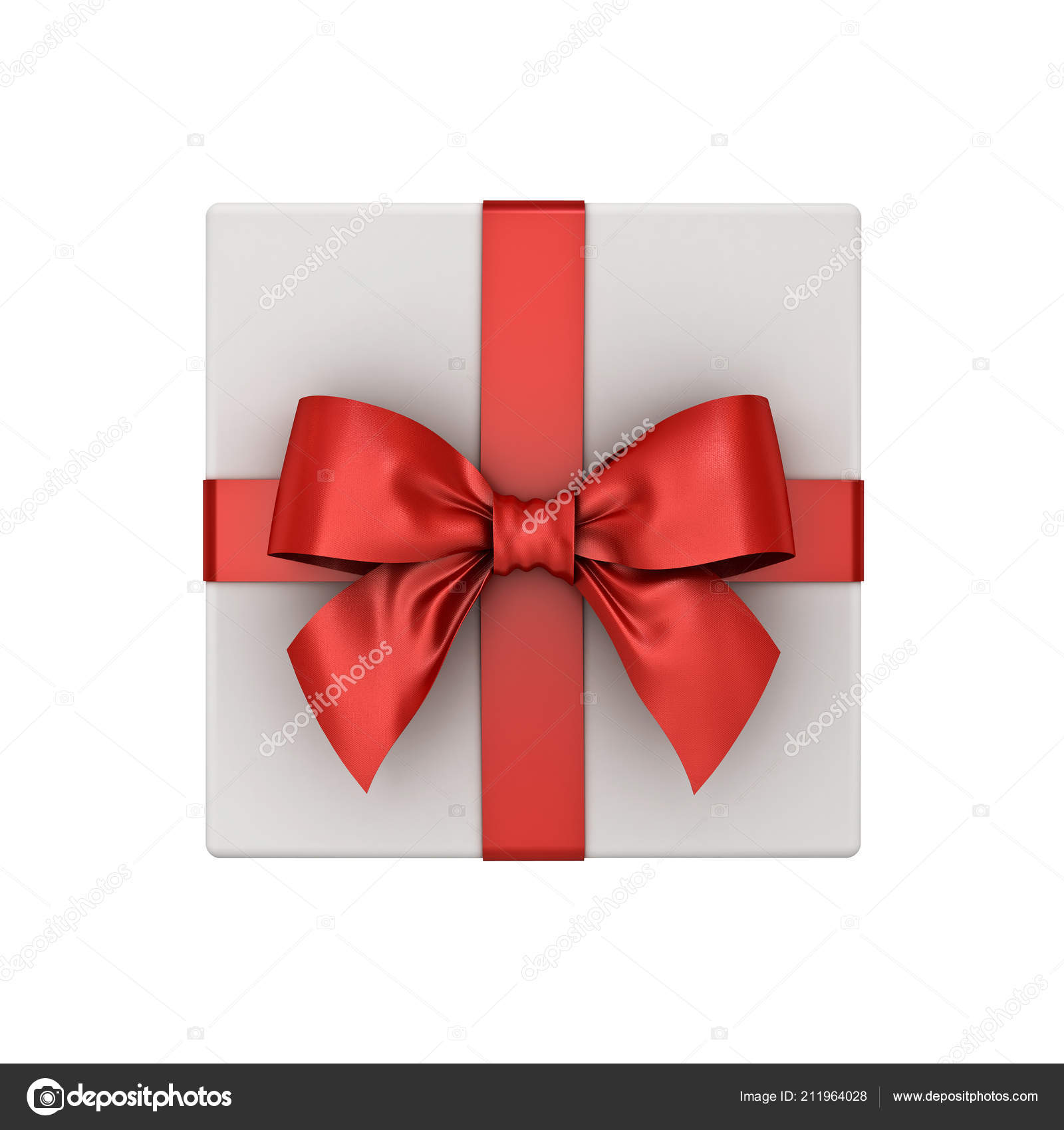 red ribbon present