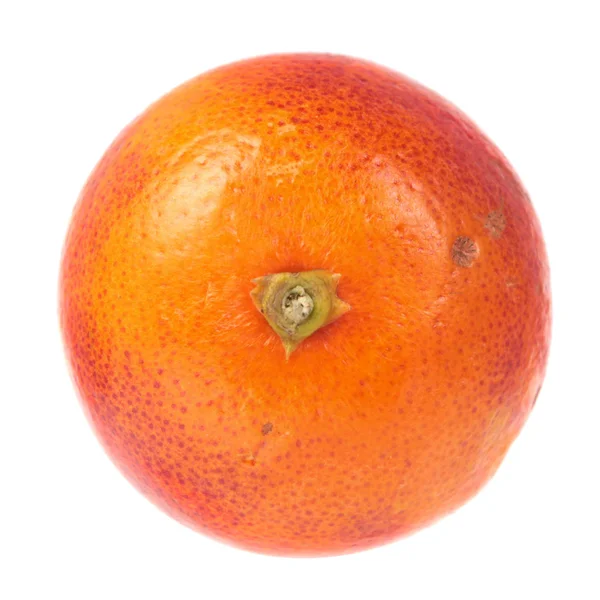 Ripe Blood Orange Isolated White Background — Stock Photo, Image