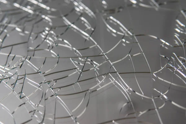 Kırık cam. Çatlak Web. Soyut arka plan