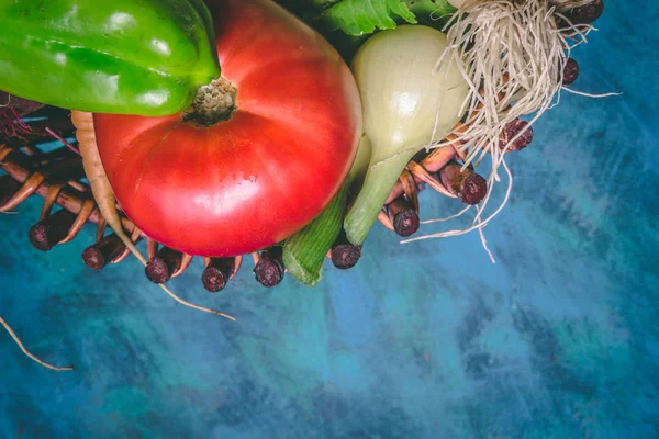 Domates, lahana, soğan, patates, biber, sarımsak, havuç ve pancar