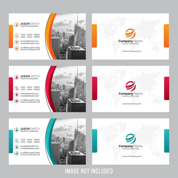 Modern Business Card Template Vector Graphics