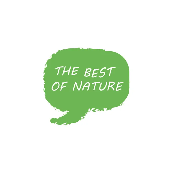 Beste Natur-Logo-Vorlage Design-Vektor, Emblem, Konzept-Design, kreatives Symbol, Symbol — Stockvektor