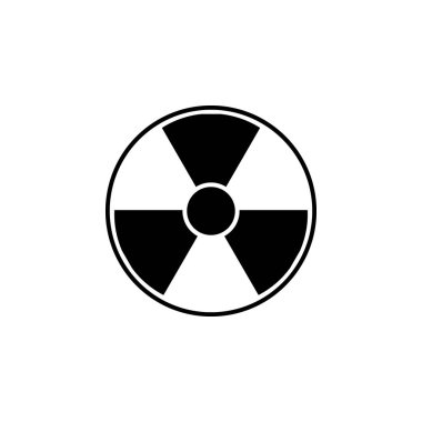 Radyasyon sembolü Vektör Simgesi Tehlikesi