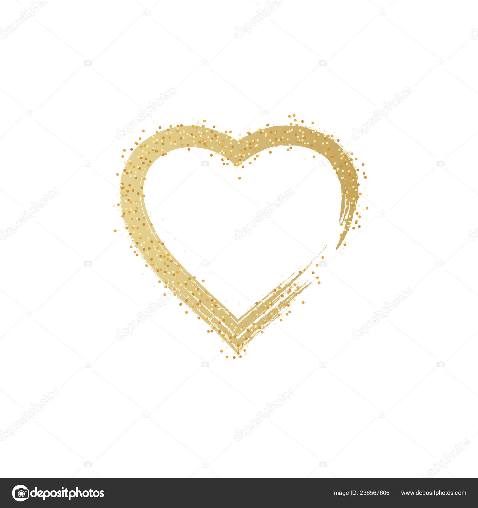 images Transparent Background Gold Glitter Heart https depositphotos com 236567606 stock illustration heart gold glitter golden hearts html