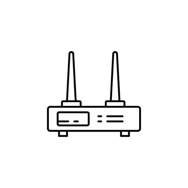 Wifi Router Symbol Umrisse Illustration Von Wifi Router Vektor Symbol — Stockvektor