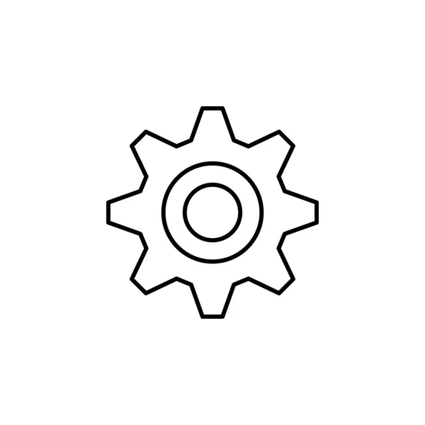 Getriebe Symbol Service Symbol Wartungs Symbol Vektor Getriebe Vektor Symbol — Stockvektor