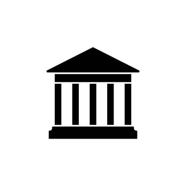 Sütunları simgesi olan ev. Banka, hükümet, Adliyesi, eğitim ve kültürel kurulması ile klasik Yunan sütunları oluşturma.