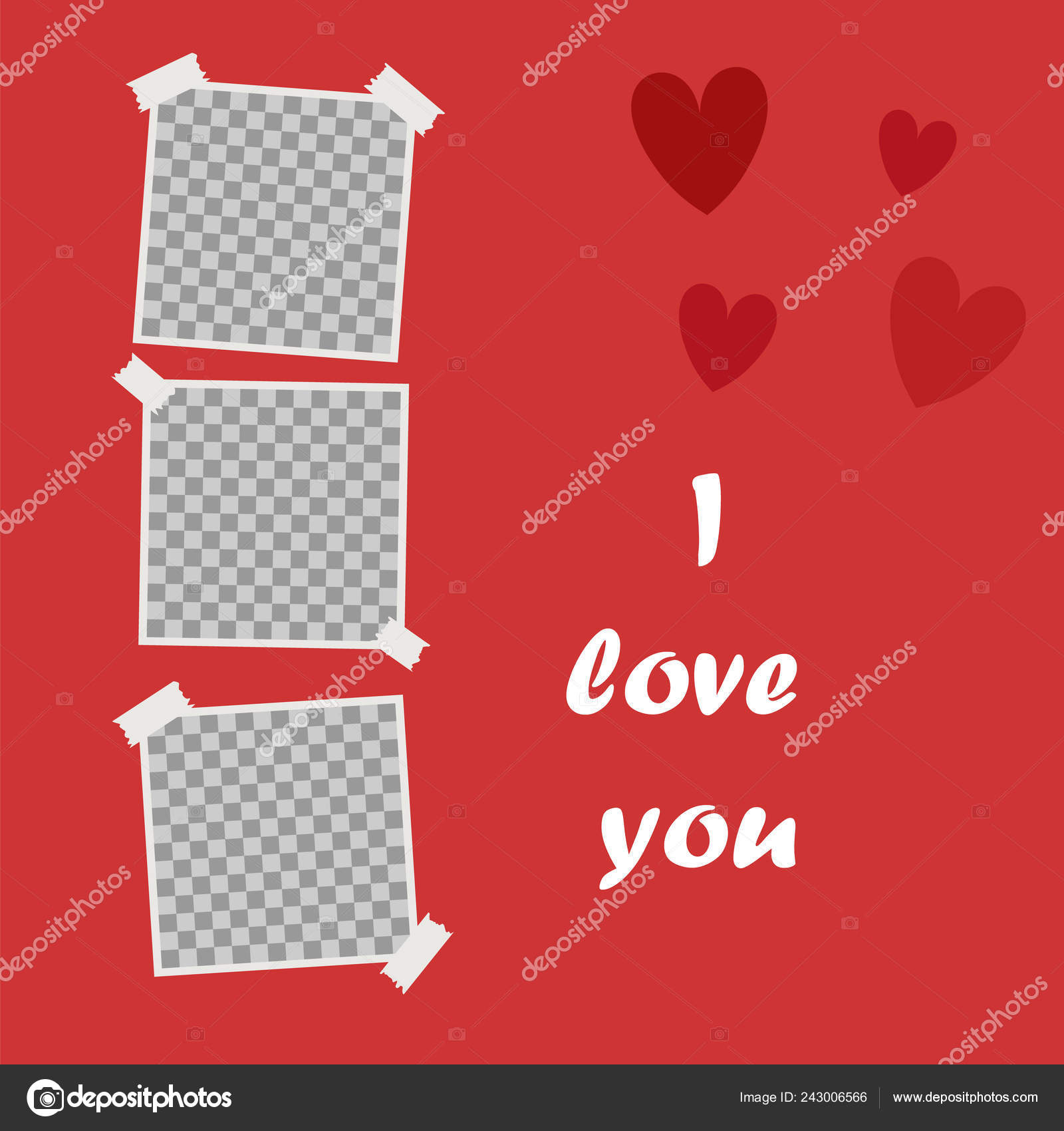 I Love You Cute Poster With Space For Your Text And The Words I Love You On A Background Of Hearts Cover For Photo Album Or Photo Frame Vector Cartoon Close Up Illustration I Love You Cute Poster With Space For Your Text And The Words I Love You On A Background Of Hearts Cover For Photo Album Or Photo Frame Vector Cartoon Close Up Illustration