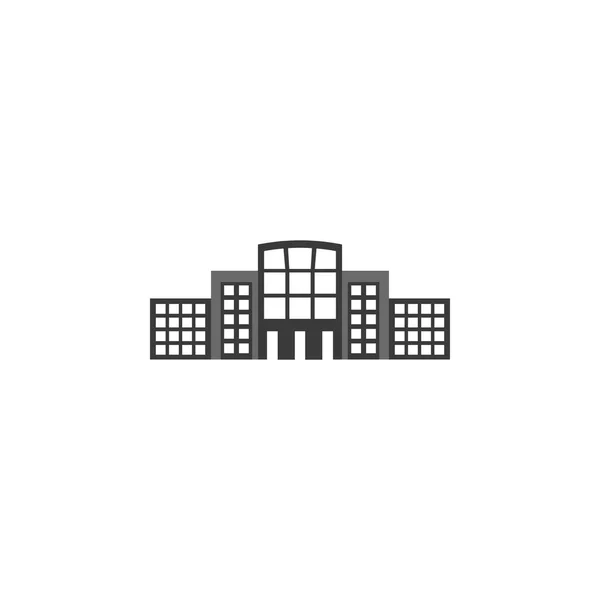 Building Hotel Icon Vector Graphic Scarica Template Modern Edificio Hotel — Vettoriale Stock