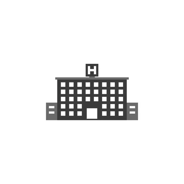 Krankenhaus Ikone Krankenhaus Vektorsymbol Krankenhaus Illustration — Stockvektor