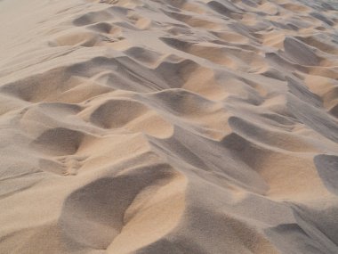 Güzel kum doku. San Dunes, plaj arka plan boşluk yaz için