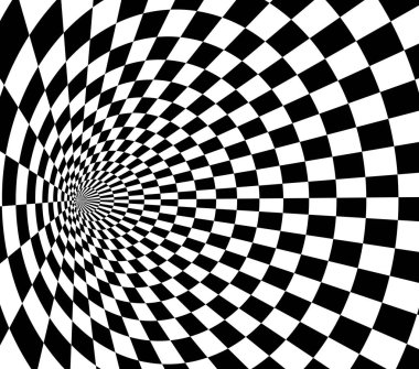 Vecor soyut perspektif arka plan. Damalı 3d doku.