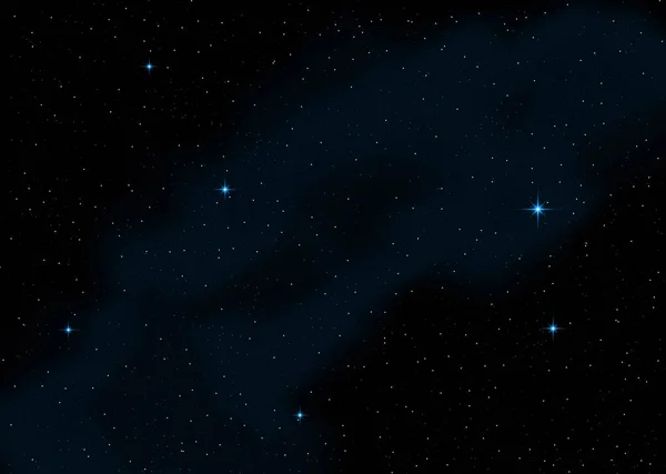 Cer de noapte vectorial cu stele și cale lăptoasă — Vector de stoc