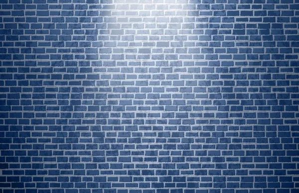 Dark blue brick wall. Wallpaper Background Vector illustration — Stock Vector