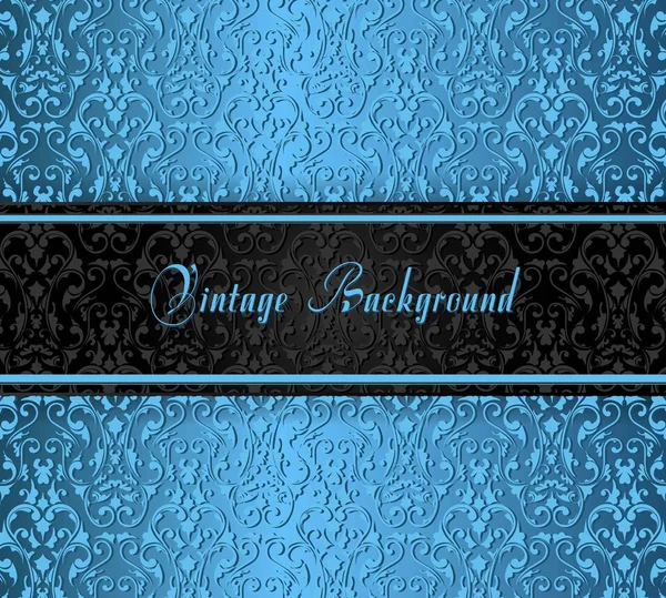 Elegante Vintage-Karte. Design Hintergrund mit aufwendigen Vintage-Muster. Vektorillustration — Stockvektor