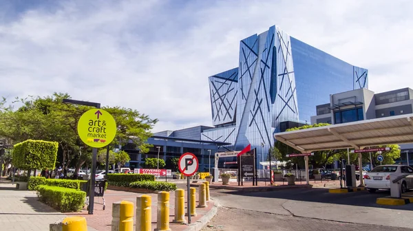 Joanesburgo África Sul Dezembro 2018 Entrada Parque Estacionamento Com Vista — Fotografia de Stock