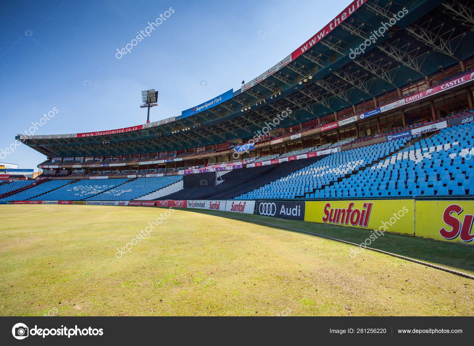 Supersport Park Cricket stadium Stock Editorial Photo © RichTphoto