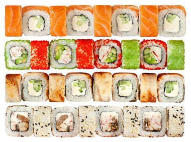 Yuvarlanma ayarları beyaz arkaplanda izole edildi