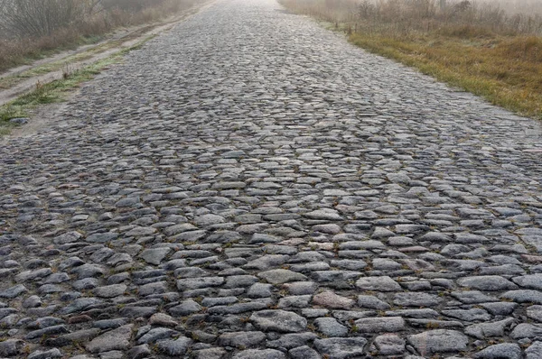 An ancient stone road in Sumskaya oblast, Ukraine