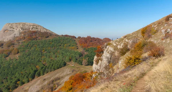 Beautiful Landscape Autumn Season Demerdzhi Mountain Crimea Ukraine — Stock Photo, Image